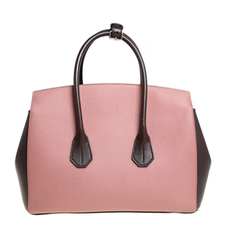 Pre Owned Bally Tri Color Leather Medium Sommet Satchel