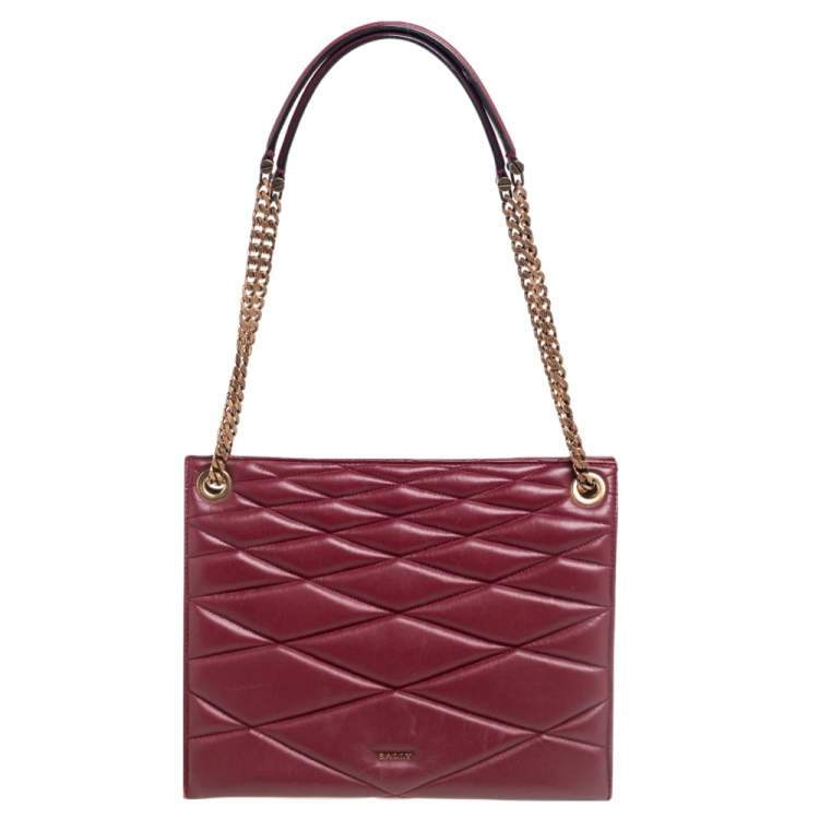 Bally orange discount or burgundy bag