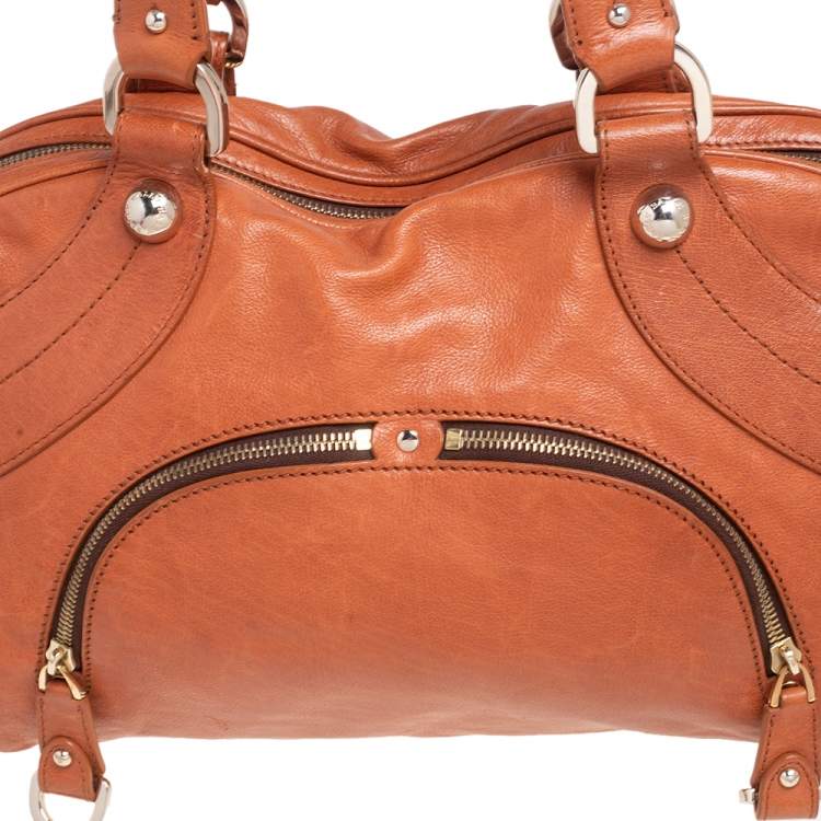 Pre Owned Bally Brown Leather Satchel 