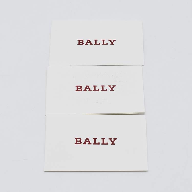 Pre Owned Bally Grey Leather 17 Bovine Backpack