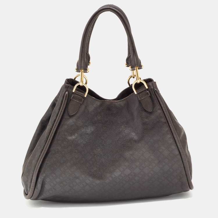 Pre Owned Bally Brown Leather Shoulder Bag