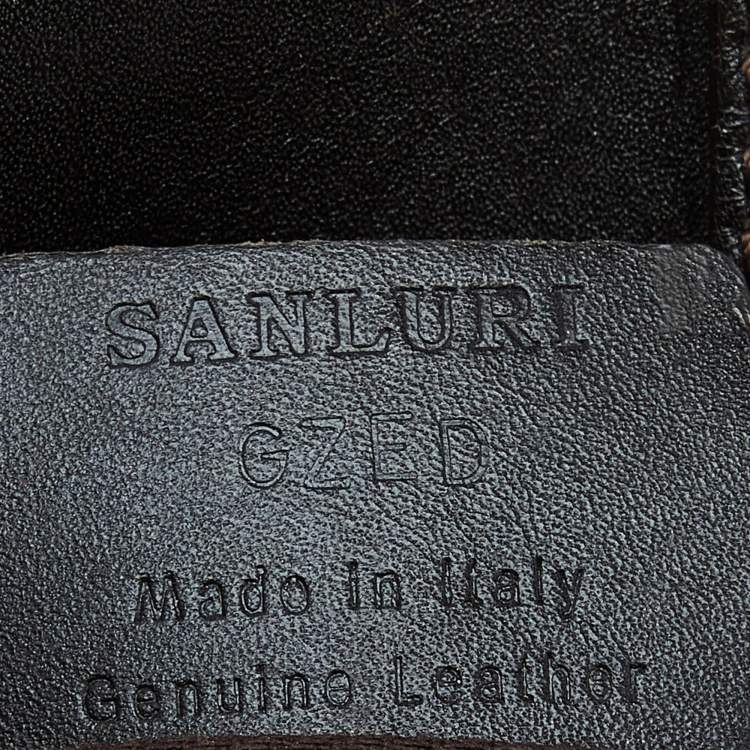 Pre Owned Bally Brown Leather Top Zip Hobo