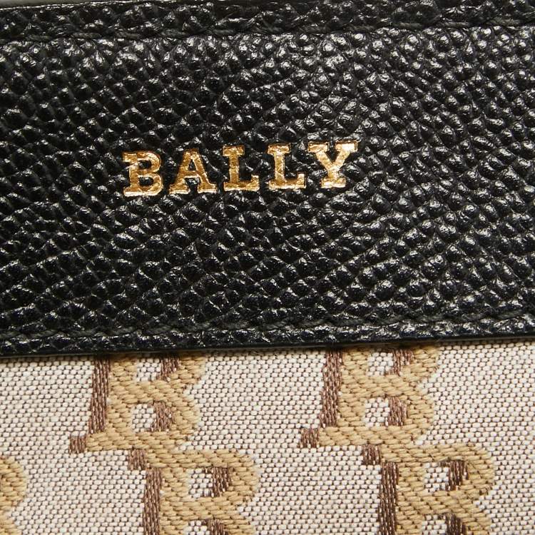 Pre Owned Bally Black Jayden Buckle Detail Backpack 