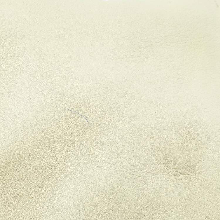 Pre Owned Bally Yellow/Black Leather Shopper Tote