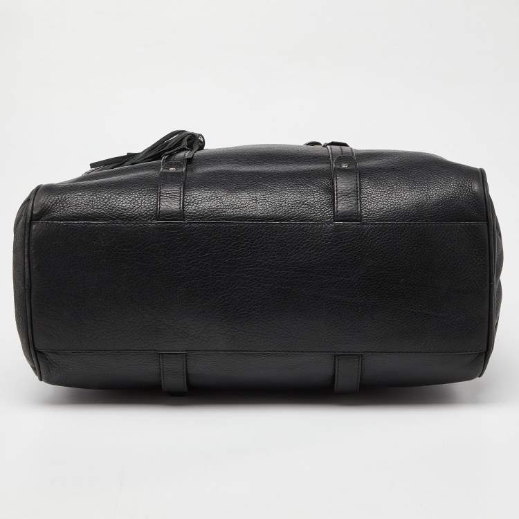 Pre Owned Bally Black Leather Charlyna Shoulder Bag