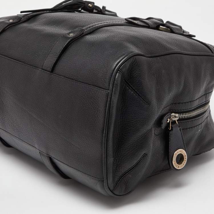 Pre Owned Bally Black Leather Charlyna Shoulder Bag