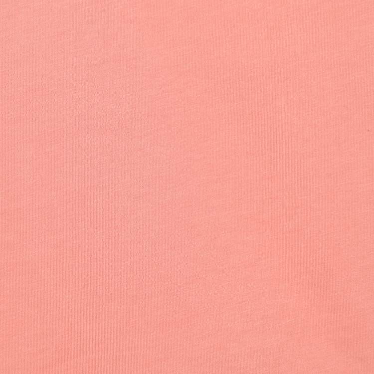 Pre Owned Balmain Peach Logo Printed Cotton Button Detail Sleeveless T-Shirt S