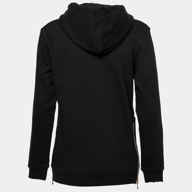 Plain Black Hoodie Jacket with zipper – Cutton Garments