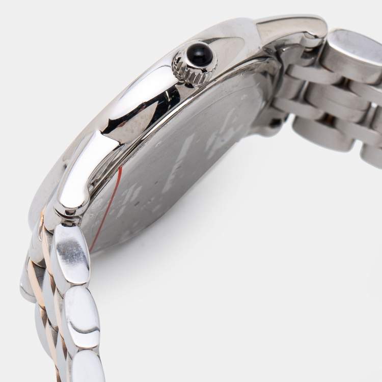 مملوكة مسبقًا Balmain Mother of Pearl Two Tone Stainless Steel Éria Bijou B8558.33.86 Womens Wristwatch 31 mm