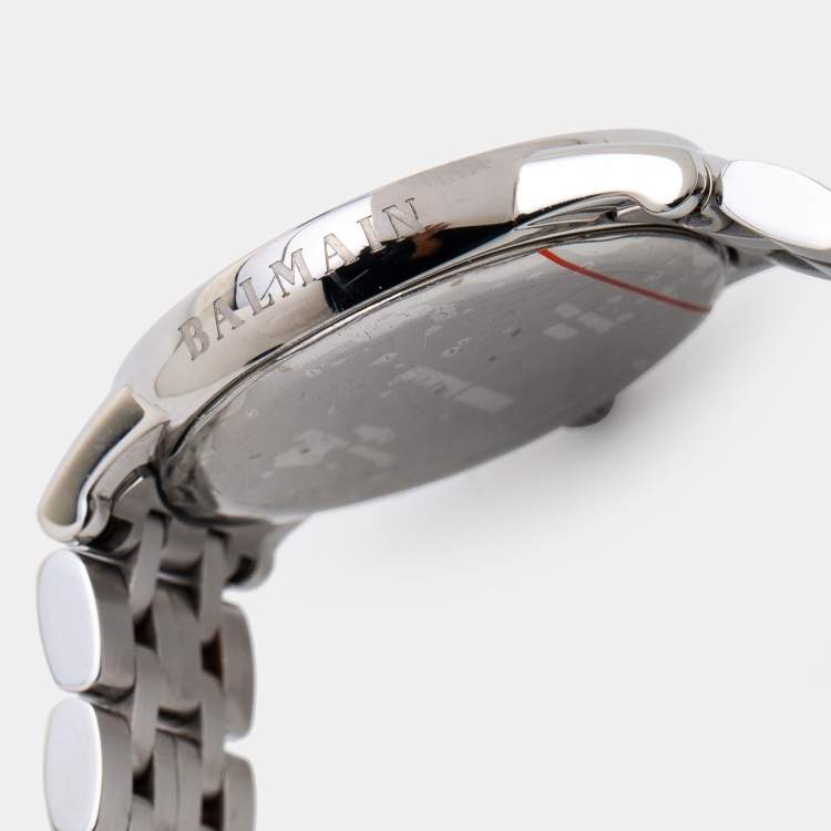 مملوكة مسبقًا Balmain Mother of Pearl Two Tone Stainless Steel Éria Bijou B8558.33.86 Womens Wristwatch 31 mm