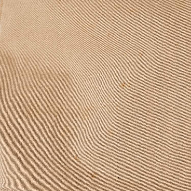 Pre Owned Balmain Paris Beige Cotton Cargo Pants L