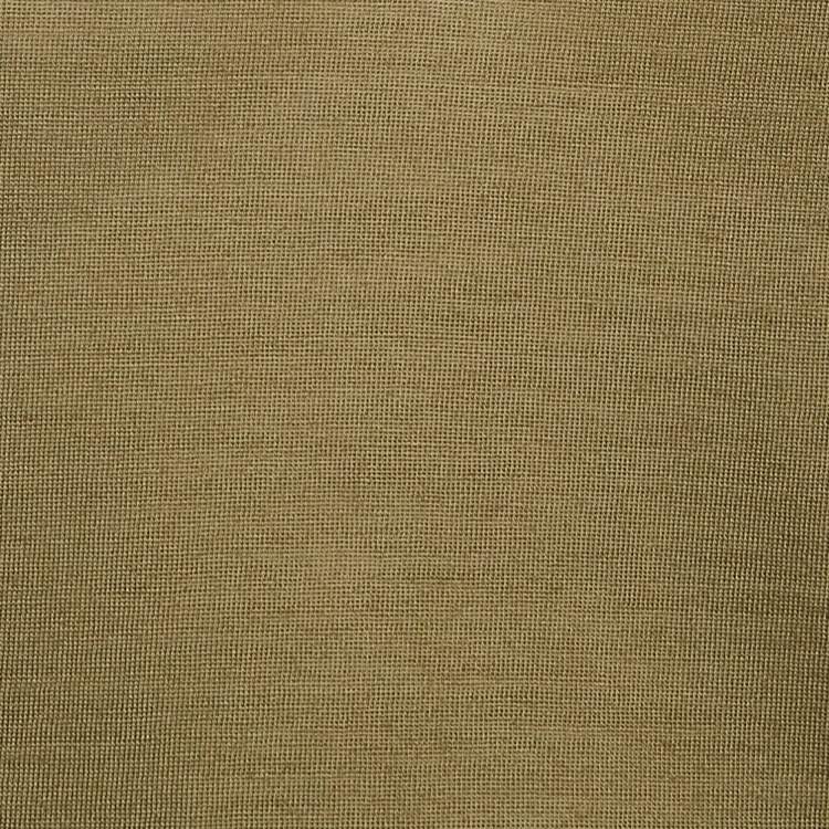 Pre Owned Balmain Olive Green Wool Button Detail Long Sleeve T-Shirt L