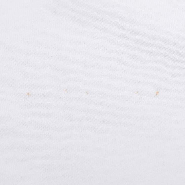 Pre Owned Balmain White Logo Printed Cotton Knit Sleeveless Tank Top L