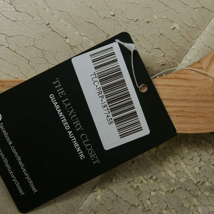 Pre Owned Balmain Cream Rib Knit Mock Neck Pullover S