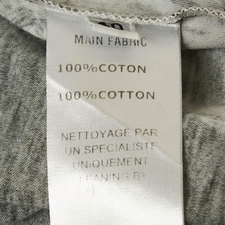 مملوكة مسبقًا Balmain Black Print Cotton Sleeveless Top M