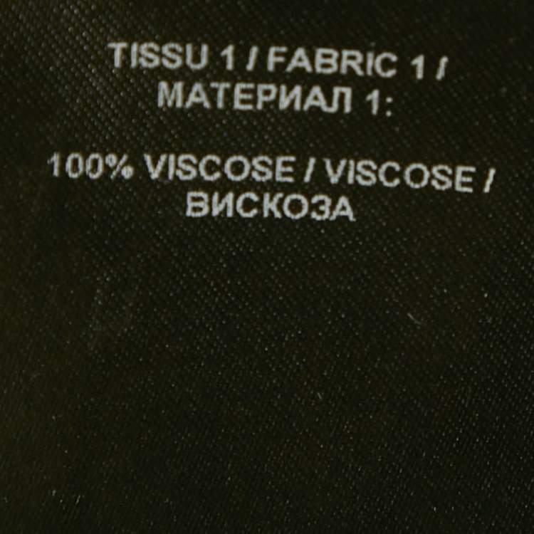 Pre Owned Balmain Black Mesh Knit Button Detail Mini Dress M