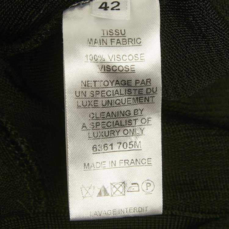 Pre Owned جمبسوت بلمان أسود بتمدد نمط ملتف تريكو مقاس كبير (لارج)