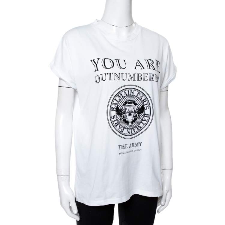 balmain outnumbered t shirt