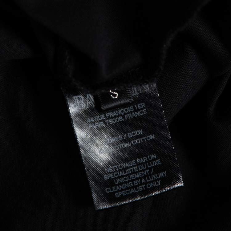 Pre Owned Balmain Black Cotton Logo Embellished Sleeveless T-Shirt S