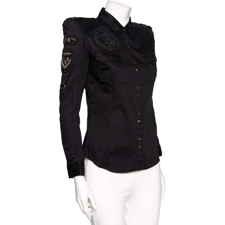 Embellished Shirt M / Black / Regular Fit