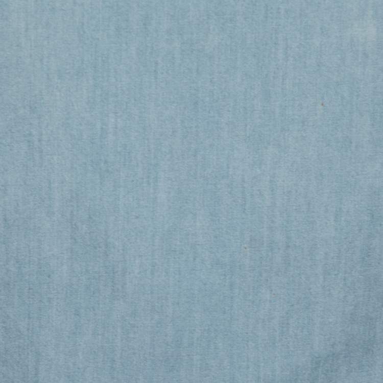 مملوكة مسبقًا Balmain Blue Chambray Short Sleeve T-Shirt S