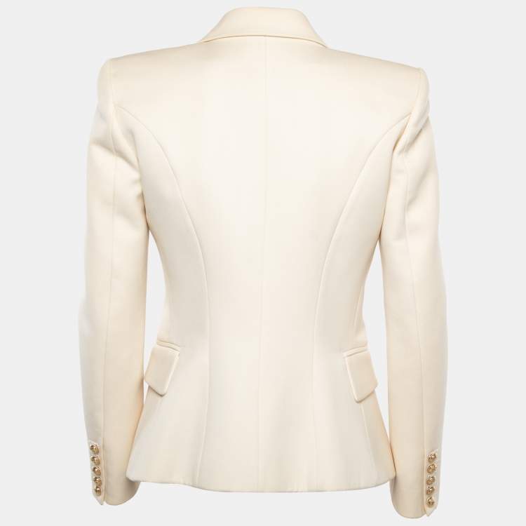 Cream clearance balmain blazer