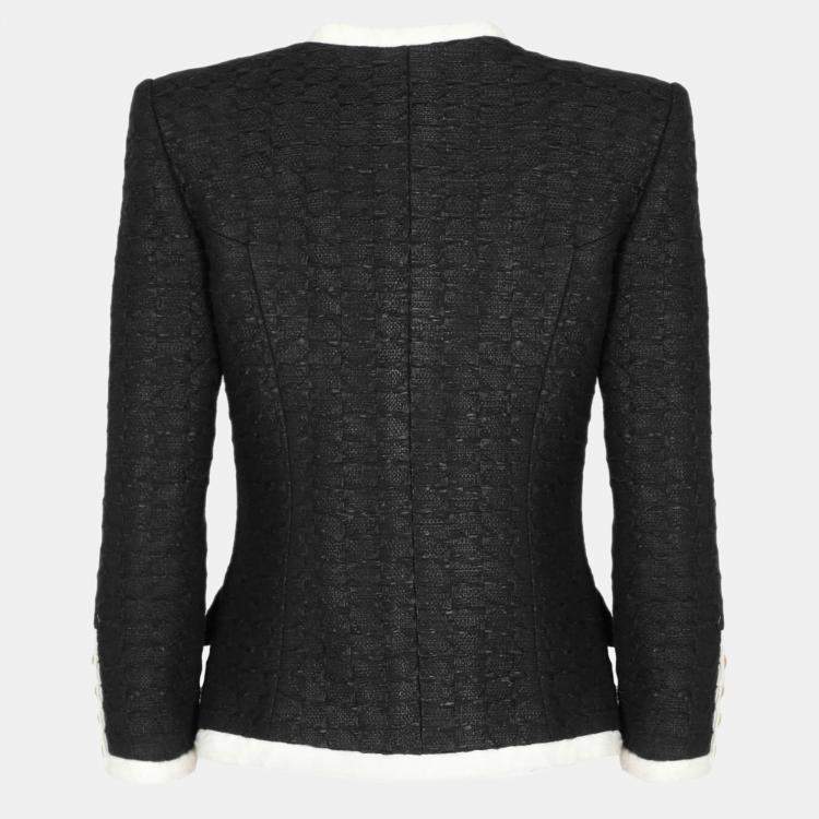 Womens black cotton outlet blazer