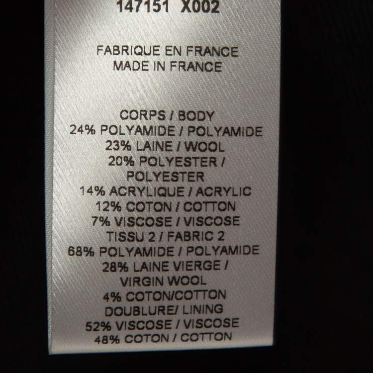 Pre Owned Balmain Multicolor Tweed Collarless Jacket M