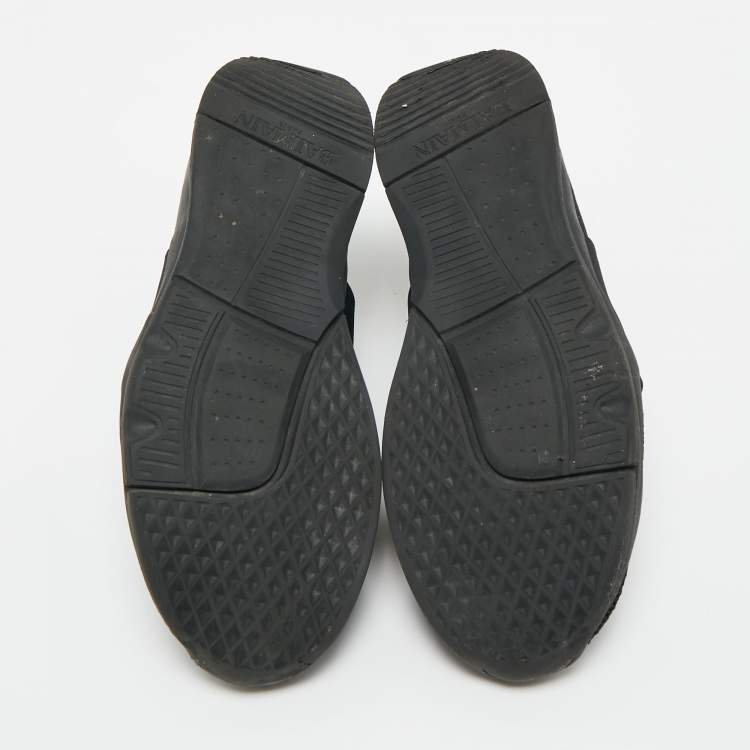 Pre Owned حذاء رياضي بالمان نسيج أبيض كاميرون سُترات مقاس 41