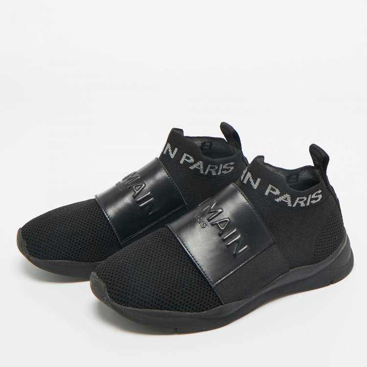 Pre Owned حذاء رياضي بالمان نسيج أبيض كاميرون سُترات مقاس 41