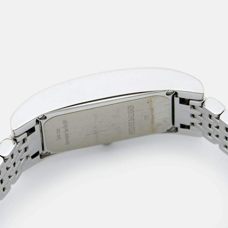 Pre Owned Balmain White Mother Of Pearl Stainless Steel Miss Balmain 2191 Women's Wristwatch 18 mm