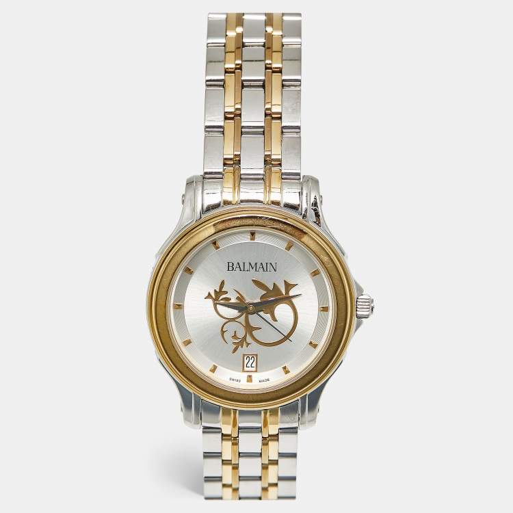 Pre Owned ساعة يد نسائية بالمان كلاسيك بي1852.39.16 ستانلس ستيل لونين فضية 34 مم