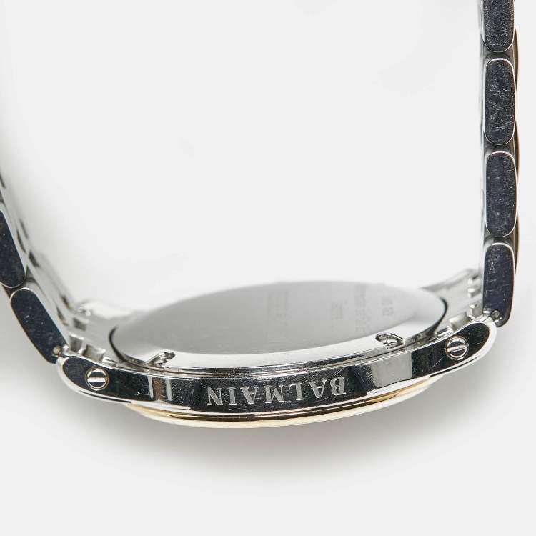 Pre Owned ساعة يد نسائية بالمان كلاسيك بي1852.39.16 ستانلس ستيل لونين فضية 34 مم