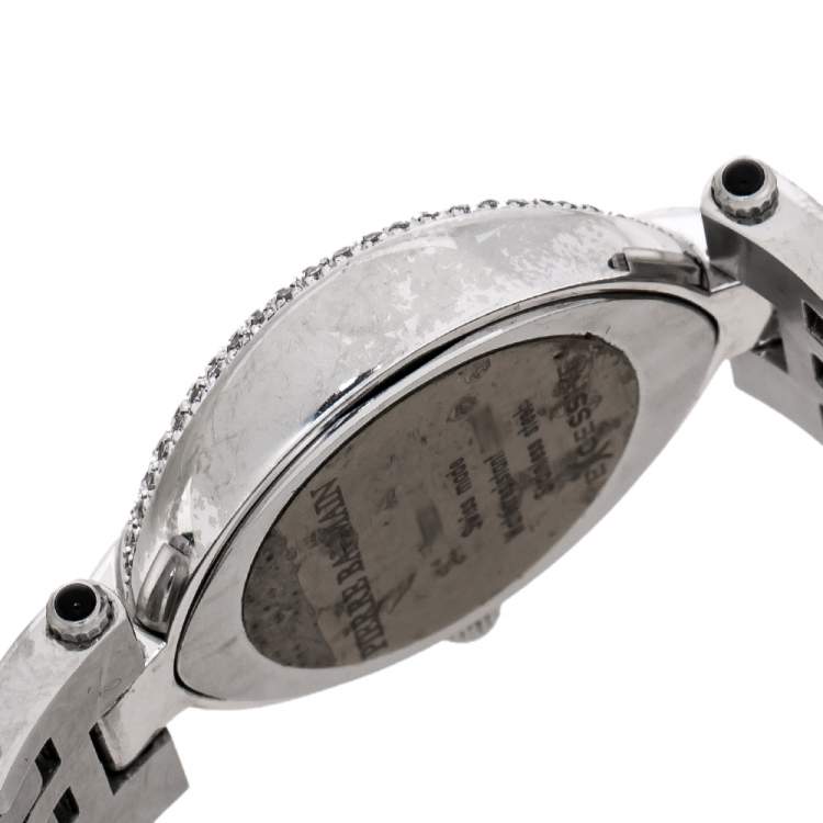 Pre Owned Balmain Silver Stainless Steel Excessive 3731 Women's Wristwatch 28 mm