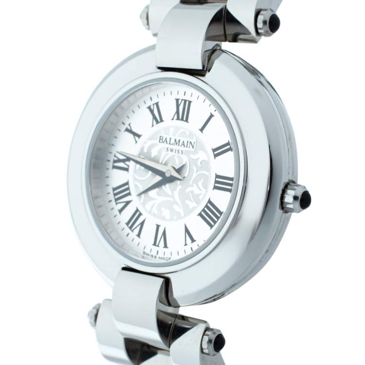 Pre Owned  Balmain Silver Stainless Steel 2111 Women's Wristwatch 28 mm