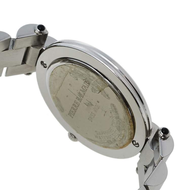 Pre Owned Balmain Silver Stainless Steel 2101 Quartz Women's Wristwatch 35 mm