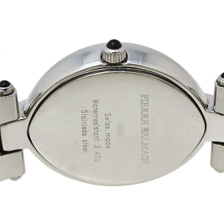 Pre Owned Balmain Silver Stainless Steel Excessive 3731 Women's Wristwatch 28 mm