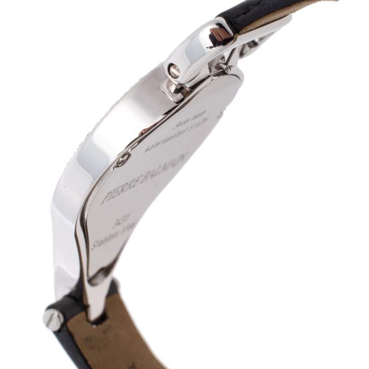 Pre Owned Balmain Mother of Pearl Stainless Steel Diamonds 3431 Women's Wristwatch 31 mm