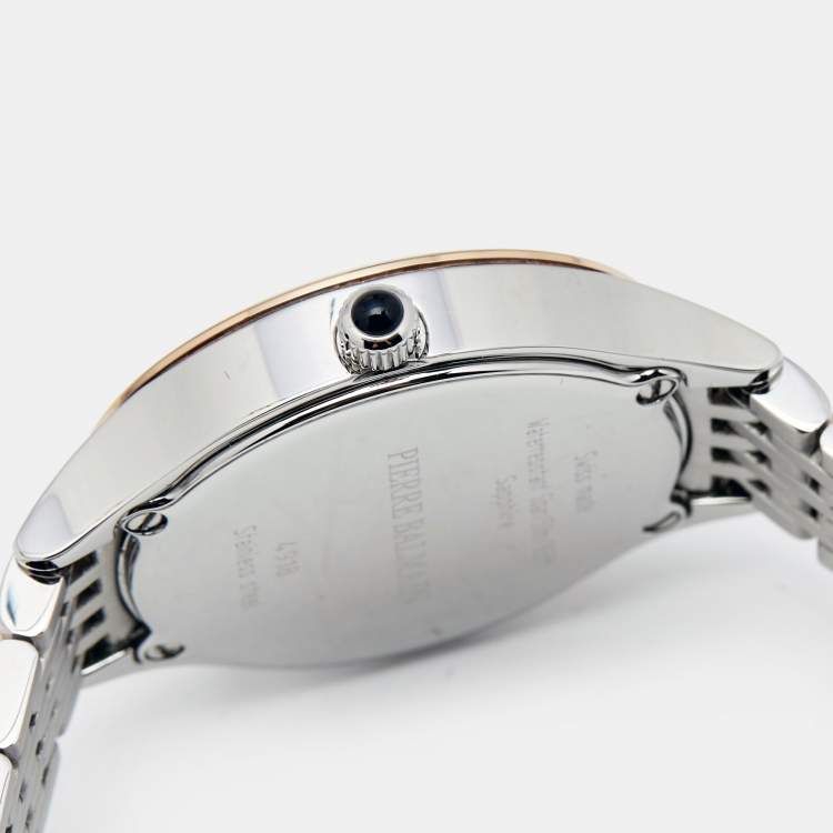 Pre Owned Balmain Mother Of Pearl Two-Tone Stainless De Balmain B.4918.33.82 Women's Wristwatch 31 mm
