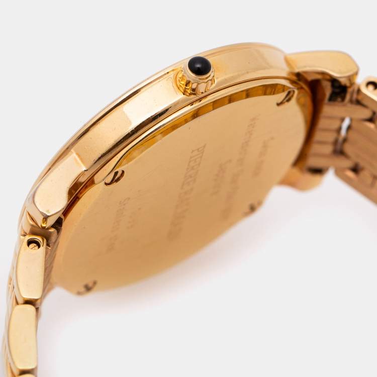 مملوكة مسبقًا Balmain Mother of Pearl Rose Gold Plated Stainless Steel Tradition B1699.33.84 Women's Wristwatch 29 mm