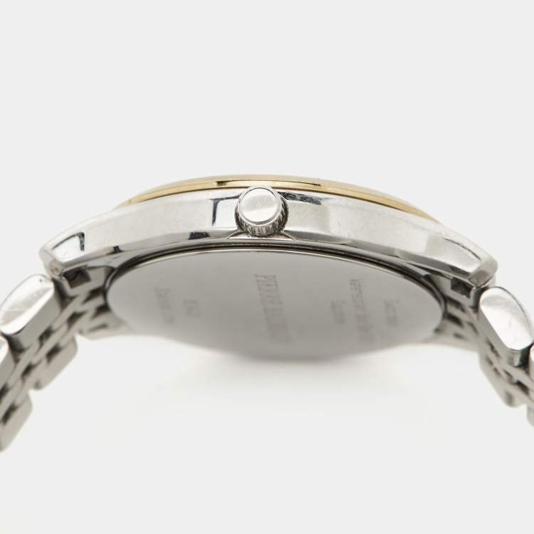 Pre Owned Balmain Mother of Pearl Two Tone Stainless Steel Beleganza 8342 Womens Wristwatch 28 MM