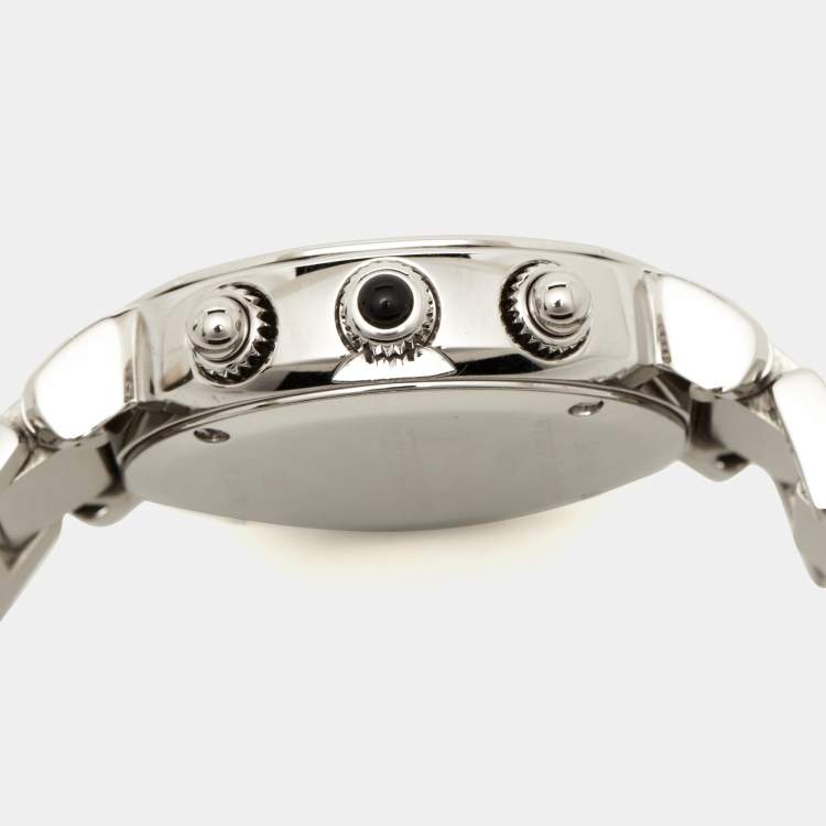 Pre Owned Balmain Silver Stainless Steel Madrigal B5891.33.12 Women's Wristwatch 35 mm