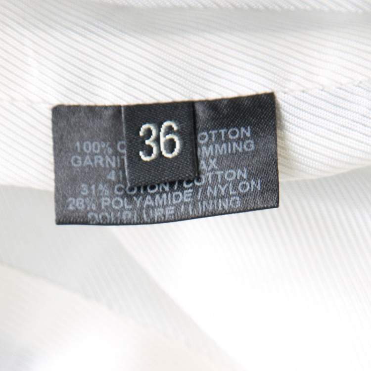 Pre Owned Barbara Bui Khaki Cotton Satin Trim Tailored Blazer S