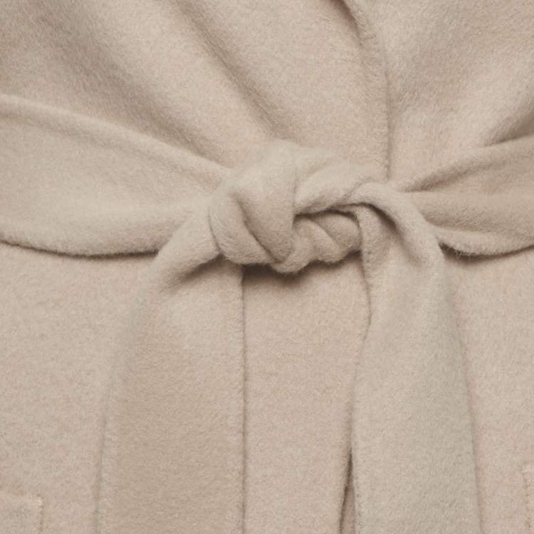 مملوكة مسبقًا Ba&sh Beige Wool Blend Bonny Coat S