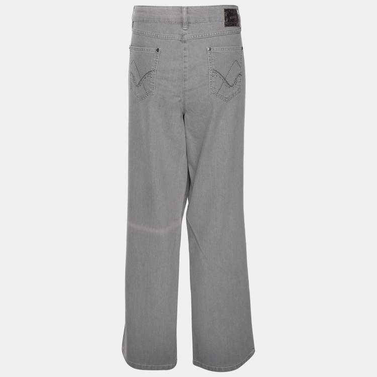Pre Owned Basler Grey Denim Jeans XXL