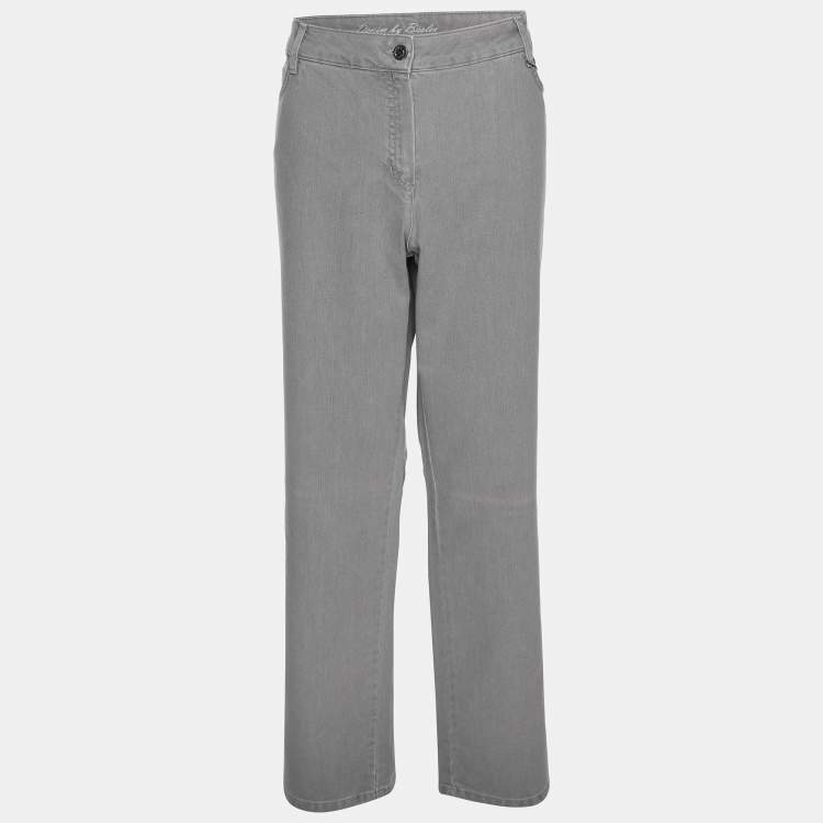 Pre Owned Basler Grey Denim Jeans XXL