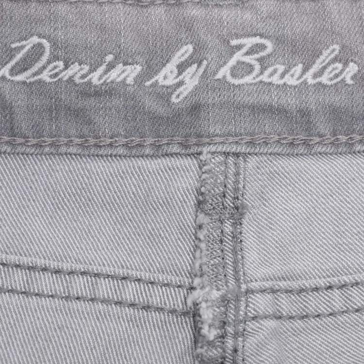 Pre Owned Basler Grey Denim Jeans XXL