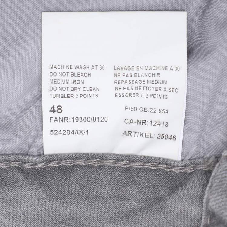 Pre Owned Basler Grey Denim Jeans XXL