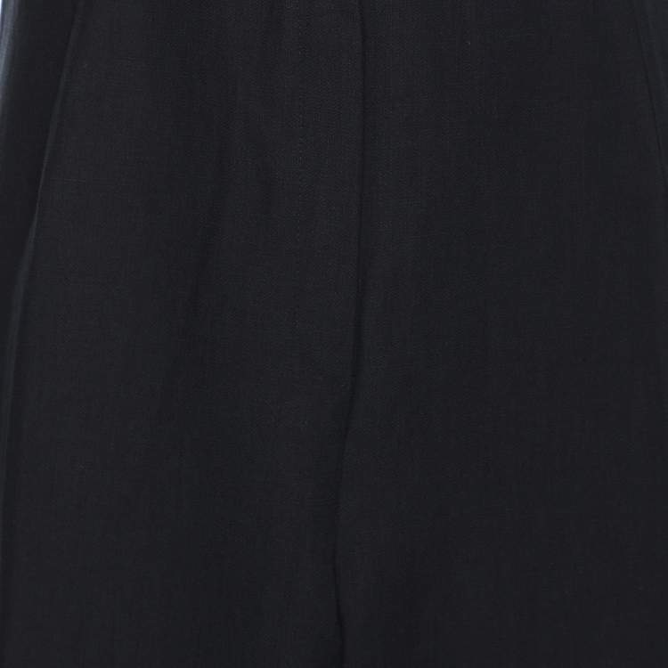 مملوكة مسبقًا ```json
{"name": "Basler Navy Blue Linen Trousers XXXL", "name_ar": "بنطال كتان أزرق كحلي من بازلار مقاس ضخم جدًا جدًا (إكس إكس إكس لارج)"}
```