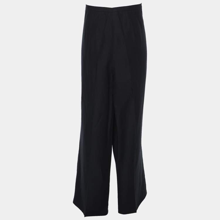مملوكة مسبقًا ```json
{"name": "Basler Navy Blue Linen Trousers XXXL", "name_ar": "بنطال كتان أزرق كحلي من بازلار مقاس ضخم جدًا جدًا (إكس إكس إكس لارج)"}
```